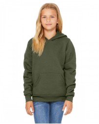 Youth Sponge Fleece Pullover Hooded Sweatshirt - Bella + Canvas 3719Y Hooded Sweatshirts