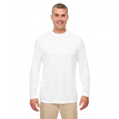 Men's Cool & Dry Performance Long-Sleeve Top - UltraClub 8622 Mens T Shirts