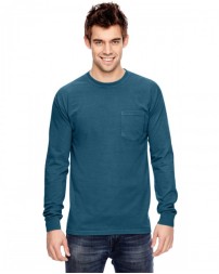 Adult Heavyweight RS Long-Sleeve Pocket T-Shirt - Comfort Colors C4410 T Shirts