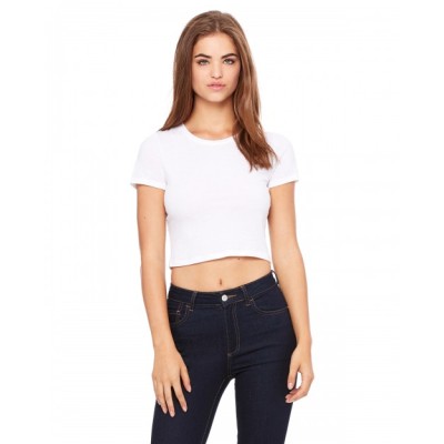 Ladies' Poly-Cotton Crop T-Shirt - Bella + Canvas 6681 Womens T Shirts