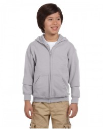 Youth Heavy Blend Full-Zip Hooded Sweatshirt - Gildan G186B Hooded Sweatshirts