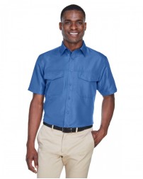 Men's Key West Short-Sleeve Performance Staff Shirt - Harriton M580 Mens Woven Shirts